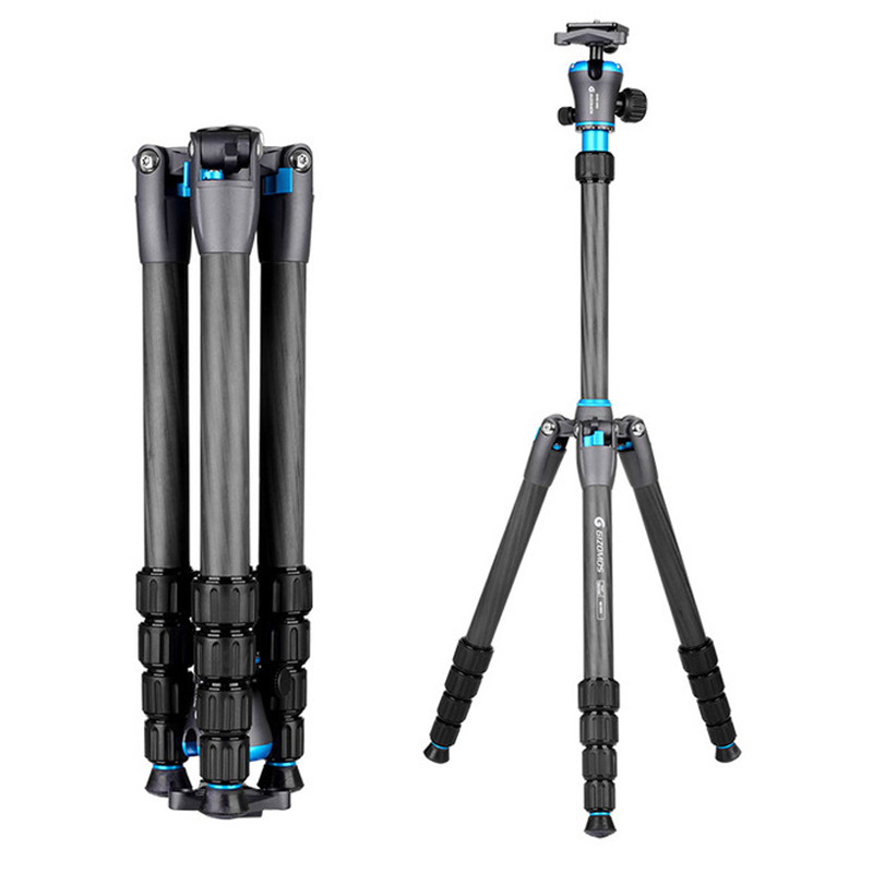 GIZOMOS GD-25C5 Carbon Fiber Tripod Kit Blue ขาตั้งกล้อง